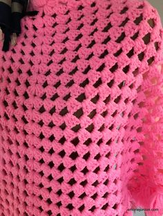 Brilliant pink boho chic wrap with large pretty tassel finises on the edges. Pink Bohemian Shawl For Spring, Bohemian Pink Shawl For Festivals, Pink Bohemian Poncho For Spring, Spring Bohemian Pink Poncho, Pink Shawl For Festival, One Size Pink Shawl For Spring, Pink Bohemian Shawl With Crochet Lace, Bohemian Pink Shawl With Crochet Lace, Handmade Pink Shawl For Spring