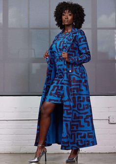 "The AvaApparel African print women's matching set is the piece your wardrobe's been waiting for. Perfect for all occasions including weddings, anniversaries, baby dedication, religious services, bridal showers and parties.  Please DM for custom measurements  Bust - Tape around the chest  Under bust - Tape from shoulder to under breast  Hips - Tape around butt Waist - Tape around navel Jacket length - Tape from shoulder to where you need your jacket to be at  Dress length - Tape from shoulder to desired length  This matching set is a custom-made, please REMEMBER to select your fabric as the advertised print may be out of stock. Please send us a message to see more fabric options. 100% cotton, therefore fabric does not stretch. Handmade with fabrics from Africa. Care Instructions Hand wash Ankara Kimono Outfit, Ankara Kimono Jacket, Ankara Blazer, Kimono Ideas, African Kimono, Modern African Clothing, African Print Kimono, African Pants, Sweet Bakes