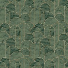 an art deco wallpaper with green marble