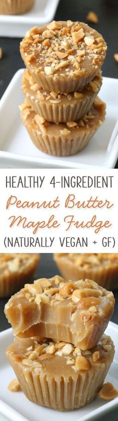 healthy 4 ingredient peanut butter magic tarts