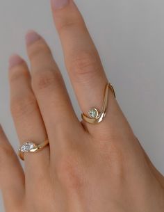 Rings – Cadette Jewelry Unique Ring Designs Modern, Pastel Ring, Simple Ring Design, Ring Cuts, Gold Jewellry, Modern Gold Jewelry, Arm Jewelry, Wedding Jewellery Collection, Gold Rings Fashion