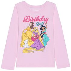 Your little one will love wearing this Disney Princesses girls 4-12 Princess birthday girl long sleeve tee by Jumping Beans. ©Disney Your little one will love wearing this Disney Princesses girls 4-12 Princess birthday girl long sleeve tee by Jumping Beans. ©Disney FEATURES Crewneck Long sleevesFABRIC & CARE Cotton, polyester Machine wash Imported Size: 7. Color: Pink Veranda. Gender: female. Age Group: kids. Disney Long Sleeve Top With Cartoon Print, Disney Long Sleeve Letter Print T-shirt, Disney Long Sleeve T-shirt With Letter Print, Pink Long Sleeve T-shirt With Character Print, Pink Long Sleeve Disney T-shirt, Disney Long Sleeve Top With Graphic Print, Long Sleeve Tops With Graphic Print For Birthday, Long Sleeve Tops With Cartoon Print For Birthday, Pink Long Sleeve Disney Top