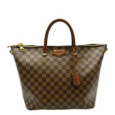 Item Details: Designer: LOUIS VUITTON Model: Belmont Retail: N/A Style: Tote / Shoulder bag Material: Damier Ebene Color: Brown Made: France Made Year: 2014 Date Code: DR4134 Measurements: W 15" x H 10" x D 6" Accessories: Dust Bag, Shoulder Strap, and Padlock. Condition Detail: Very Good - The Item is gently used and may have minor corner rubbing, light leather tanning, some inside stain marks, and slight signs of use on hardware. See the listing description for details. Outside: Clean conditio Pre-owned Business Bags, Leather Tanning, Pre Owned Louis Vuitton, Shoulder Bag Brown, Damier Ebene, Bag Shoulder, Tanning, Handbag Accessories, Cloth Bags