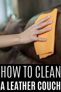 We often try hard to keep towels and sheets looking fresh, but leather gets nicer as it gets older. However, even if you like your leather couch or chair to look aged… Cleaning Leather Furniture, Leather Couch Repair, Cleaning Leather Couch, Mold Smell, Couch Repair, Black Leather Chair, Clean Couch, Clean Sofa