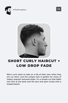 Low Drop Fade, Short Curly Haircut, S Curls, Curly Haircut, Drop Fade, S Curl, Curly Hair Cuts, Short Cuts