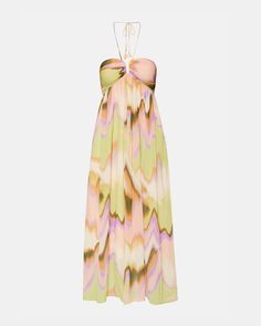 Make a statement with the NOLITA dress. This watercolor tie-dye halter maxi dress features pleated details and is perfect for a stylish yet comfortable summer look. Effortlessly elevate your wardrobe with this versatile sundress. Watercolor halter maxi dress Pleated chiffon fabric Smocked back Side zipper for easy on and off Fully lined Length: 46.25" 100% polyester Hand wash Liv is 5ft 9in and is wearing a size small Stephanie is 5ft 10in and is wearing a size large Imported Beach Wedding Black, Wedding Dress With Veil, Long Sleeve Dress Formal, Dress Pleated, Pleated Chiffon, Halter Maxi Dress, Brides Wedding Dress, Halter Maxi, Halter Maxi Dresses