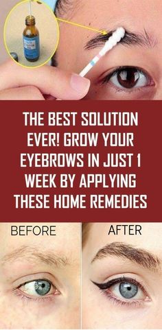 Regrow Eyebrows, Beauty Routine Weekly, Thicker Eyebrows Naturally, Beauty Routine Schedule, Beauty Routine Checklist, How To Grow Eyebrows, Eyebrow Makeup Tips, Skin Care Wrinkles, Beauty Remedies