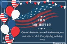 Happy Presidents Day Images, Modern Prophets, Good Morning Saturday Images, Greeting Card Maker, Valentine Day Week, Happy Presidents Day, E Cards, Presidents Day, Poster Ideas