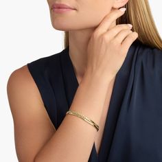 This finely made snake chain bracelet in 14k yellow gold is perfect to wear on its own or stack with your growing collection. Snake Chain Bracelets, Blue Nile, Snake Chain, Chain Bracelet, Diamonds, Yellow Gold, Bracelet, Chain, Yellow