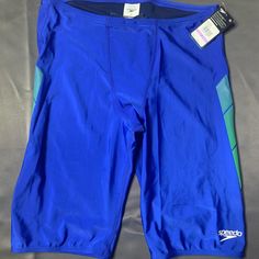 Mens Speedo Cycling Shorts. Brand New Never Worn. Blue Bottoms With Built-in Shorts, Blue Sports Bottoms With Pockets, Blue Stretch Short Leg Swim Trunks, Blue Swim Trunks For Sports With Short Legs, Blue Swimming Shorts, Blue Short Leg Swim Trunks For Sports, Blue Swim Bottoms With Pockets, Blue Sports Pants For Summer, Blue Short Leg Pants With Pockets