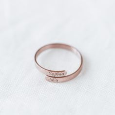 Personalize your own ring with two names! Our Engraved Name Ring has been incredibly popular this holiday season for its unique look and customization! It goes with just about any outfit and is perfect for any occasion! Get your loved one a gift worth Remembering. Available in Gold, Rose Gold and Silver Nickel and lead free Not available in stores Fully hand made Gold and Rose Gold Material: 18K Gold-Plated Silver Material: Stainless Steel Steel Production, Rose Gold And Silver, Name Ring, Name Rings, Silver Material, Gold Plated Silver, Gold Material, Custom Engraving, Gold And Silver