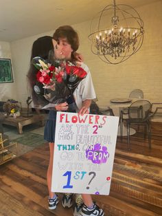 Hoco Proposals Ideas Cute Flowers, Prom Proposal Flowers, Flowers Are The 2nd Most Beautiful Thing Promposal, Pink Homecoming Proposal Ideas, Flower Themed Hoco Proposals, Cute Prom Posals, Princess Hoco Proposals, Rose Promposal, Flower Homecoming Proposal Ideas