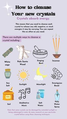 Cleanse Your Crystals How To Cleanse Your Crystals, How To Clean Your Crystals, How To Cleanse, How To Use Crystals For Beginners, How To Cleanse Crystals, How To Program Crystals, How To Clean Crystals And Stones, Cleanse Crystals How To, Ways To Cleanse Crystals