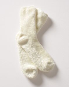 Why you’ll love it:  Warm toes, warm heart. These cozy, fuzzy socks are the perfect gift to give or get. Details Cozy, textured plush fabric. Mid-ankle fit. One size. 100% nylon. Machine wash cold on gentle cycle. Use non-chlorine bleach. Line dry. Imported. Fuzzy Socks Aesthetic, Ugg Socks, Socks Aesthetic, Fluffy Bedding, Bed Socks, Soma Intimates, Fuzzy Socks, The Vanishing, White Socks