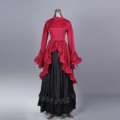 Retro Antiguo Punk y gótico Medieval Renacimiento Traje de cosplay Armas y Armaduras Guardia de pecho Guerrero Vikingo Doncella escudo Valhalla Mujer Víspera de Todos los Santos Rendimiento LARP 2024 - MXN $1589 Ball Gowns Vintage, Masquerade Prom, Elf Warrior, Vestidos Vintage, Carnival Party, Halloween Dress, Larp, Rococo, Costume Party