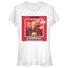 Dress in style and sing along to your favorite ZZ Top hits in these officially licensed graphic tees for men, women, and juniors from the classic rock band ZZ Top! Join iconic and original band members Dusty Hill, Billy Gibbons, and Frank Beard as you listen to their bluesy albums and enjoy the classic rock n' roll of the '70s! Size: small. Color: white. Gender: female. Age Group: adult. Pattern: Skull. Material: Cotton. Frank Beard, Billy Gibbons, Classic Rock Bands, Zz Top, Top Hits, Classic Rock And Roll, Slim Fit Shorts, Stylish Shirts, Perfect Shirt