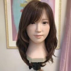 Side Bangs Japanese, Side Bangs Round Face, Japanese Side Bangs, Side Bang Hairstyles, Japanese Bangs, Layered Hair With Side Bangs, Bangs Thick Hair, Cut Side Bangs