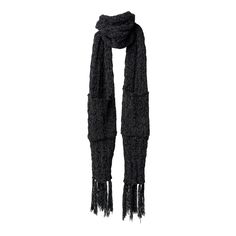 Black DMM SCARF ADULT POCKET Britt's Knits Apparel & Accessories - Winter - Adult - Scarves & Wraps