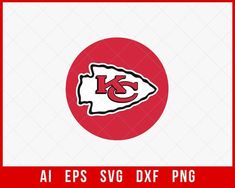 Kansas City Chiefs Football SVG File for Cricut Maker and Silhouette Cameo Digital Download Kansas City Chiefs Football