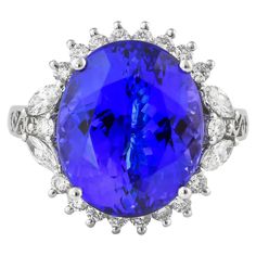 This collection features a selection of the most tantalizing Tanzanites. This enchanting East African gemstone can only be procured from one mine in the foothills of Mount Kilimanjaro, Tanzania. We have accented the rich purple-blue hues of the gemstone with diamonds set in white gold to present a rich and regal look. Classic tanzanite ring in 18K white gold with diamonds. Tanzanite: 10.64 carat oval shape. Diamonds: 0.614 carat, G colour, VS clarity. Gold: 4.14g, 18K white gold. Ring Size: US 6 Kilimanjaro Tanzania, Expensive Perfume, Mount Kilimanjaro, White Diamond Ring, Rich Purple, Tanzanite Ring, Rings Engagement, Naha, Women Diamond