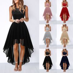 Wedding Dress Cocktail, Dress Valentines Day, Dinner Dresses, Sleeveless Chiffon Dress, Women Lace Dress, Chiffon Fashion, Dinner Dress, Cocktail Party Dress, Casual Chic Style