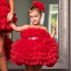 Krista Dress – Itty Bitty Toes Sakura Dress, Red Tulle Dress, Blush Colored Dress, Tutu Ideas, Mommy Dress, Puffy Dresses, Infant Flower Girl Dress, Layered Tulle Skirt, Sequin Sleeve