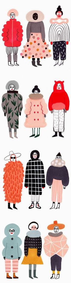 an image of people in different costumes