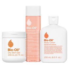 Get the complete set from Bio-Oil. For scars, stretch marks, and dry skin, Bio-Oil's got you covered. Dermatologist Recommended Skincare, Flaking Skin, Skin Gel, Hair Repair Mask, Bleaching Your Hair, Bio Oil, Premium Skincare, Oil Skin Care, Layers Of Skin