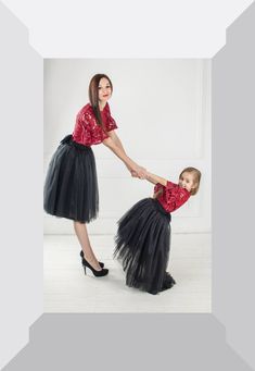 Mother Daughter Matching Dress, Christmas Dress, Mommy And Me Outfit Mother daughter elegant matching dresses in burgundy and black color are perfect for every day, photo session and any special occassion. Possible in different colors. Mommys outfit is below knee tutu dress with short sleeves with flounces, daughters dress is high low tutu dress with short sleeves with flounces. Both dresses have removable bow. Fabric: lace, tulle. cotton linen Sleeves: half sleeves with flounces Length: knee le Spooky Dress, Vampire Outfit, Horror Photoshoot, Mom And Baby Outfits, Vampire Clothes, Matching Halloween Costumes, Daughter Outfits, 1st Birthday Dresses, Pink Tutu Dress