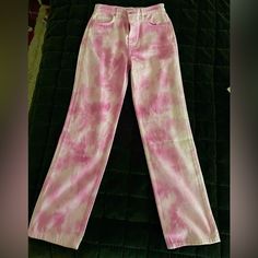 New And Never Worn Reformation Denim Jeans. Super Cute And Trendy! I Love These Pants They Are Super Soft, But They Are A Little Too Small On Me Unfortunately. Size 27 But Fits More Like A 25. Originally $198. Inseam : 31.5 In Waist: 13 In Hips: 18.5 In Pink Relaxed Fit Denim Pants, High Rise Pink Denim Jeans, High-rise Pink Denim Jeans, Pink Straight Leg Denim Jeans, Pink High Rise Denim Jeans, Pink Denim Pants With Five Pockets, Pink Mid-rise Cotton Jeans, Relaxed Fit Pink Jeans With Five Pockets, Trendy High Waist Acid Wash Pants