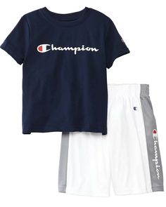 Sporty Cotton Short Set With Short Sleeve, Cotton Short Sleeve Set With Letter Print, Cotton Short Set With Letter Print, Cotton Short Set With Letter Print And Short Sleeves, Short Sleeve Cotton Sports Set, Cotton Sports Sets With Short Sleeves, Cotton Athleisure Sets With Short Sleeves, Two Piece Set Outfit, Boys School Outfits