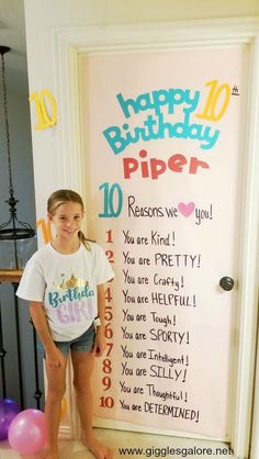 Morning Ideas, Birthday Morning Surprise, Anniversaire Diy, Birthday Traditions, Cheap Halloween, 10th Birthday Parties, Decoration Halloween