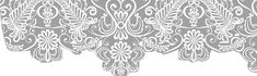 an ornate lace pattern on a white background