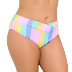 A high-waisted, cheeky design makes this juniors' plus size Ninety-Nine ° swim bottoms a fun poolside choice. A high-waisted, cheeky design makes this juniors' plus size Ninety-Nine ° swim bottoms a fun poolside choice.Finding the perfect fit and size for women's clothing requires basic measurements of your chest, waist, hips and inseam. Use this guide to learn more about sizing and everything Kohl's has to offer in women's fashion. FIT & SIZING High rise sits above the natural waist Elastic wai Playful Multicolor High Waist Bottoms, Fun High Waist Multicolor Bottoms, Swim Suit Bottoms, Swim Bottoms, Gender Female, Age Group, Women's Clothing, Women's Fashion, High Rise