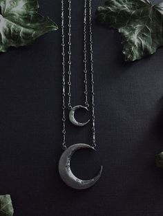 Crone Moon Baba Yaga Collection Czarownica Witchy - Etsy Witchy Boho Jewelry, Witchy Silver Jewelry, Witchy Jewelry Aesthetic, Witch Jewellery, Witchy Accessories, Witchy Necklace, Slavic Folklore, Dark Jewelry, Edgy Jewelry