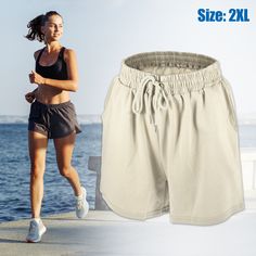 Elevate your workout wardrobe with the Unique Bargains Women's Flowy Running Shorts. These high-waisted shorts are designed to provide both style and comfort during your most intense workouts.

- **Size:** 2XL
- **Color:** Khaki
- **Material:** Polyester
- **Gender:** Female
- **Age Group:** Adult

Crafted with a wide, elastic waistband, these shorts offer a stretchy fit that conforms to your body for optimal comfort. The soft fabric enhances moisture absorption and ventilation, ensuring your sk Flowy Running Shorts, Workout Wardrobe, Shorts Casual, Intense Workout, Color Khaki, Athletic Women, Running Shorts, High Waisted Shorts, Workout Shorts