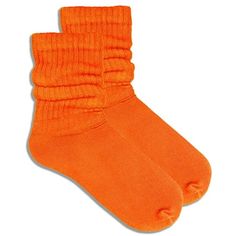 These Women Girl's scrunched slouch socks are made of 90% cotton, 5% polyester, and 5% elastic which is soft and comfortable. Skin-friendly materials won't have foreign body sensation when worn next to the skin (you need to clean them before wearing them). These soft winter socks can keep feet and calves warm in cold weather. They are light and breathable enough, and they can keep dry and absorb sweat and moisture when worn for a long time. Elastic Women Girl's long stockings, with changeable sh Orange Socks Aesthetic, Socks Aesthetic, Orange Socks, 80s Costume, Slouch Socks, Soft Winter, Winter Socks, Crazy Socks, Watch Tv