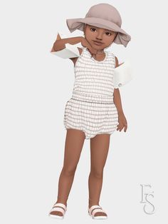 Sims 4 CC Toddler Beach Aesthetic Lookbook with all cc linked! Aesthetic Lookbook, Toddler Cc Sims 4, Sims Lookbook, Toddler Bathing Suits, Sims Pets, Die Sims 4, Preppy Kids, Sims 4 Cas Mods