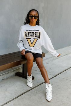 VANDERBILT COMMODORES FIGHTING SPIRIT DROP SHOULDER LONG SLEEVE TEE WITH RIBBED NECKLINE AND CUFFS Varsity Long Sleeve T-shirt For Fan Merchandise, Long Sleeve Varsity T-shirt For Fans, Collegiate Long Sleeve Sweatshirt Fan Merchandise, Long Sleeve Team T-shirt For Streetwear, Long Sleeve T-shirt With Team Name For Streetwear, Varsity Long Sleeve Sports T-shirt, Long Sleeve Sweatshirt With Team Name For Streetwear, Streetwear Long Sleeve Sweatshirt With Team Name, Long Sleeve Streetwear Sweatshirt With Team Name