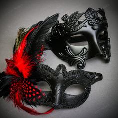 Step Into The Enchanting World Of Masquerade With Our Venetian Masquerade Couple Party Mask Set, Designed To Elevate Your Celebrations And Events To New Heights Of Elegance And Mystery. This Exquisite Set Includes Two Beautifully Crafted Masks, Each Exuding Its Own Unique Charm And Allure. With Intricate Details And A Perfect Blend Of Sophistication And Whimsy, These Masks Are Sure To Catch The Eye Of Everyone At The Masquerade Ball, Music Festival, Night Party, Or Halloween Costume Event. Desig Red Fantasy Party Mask, Elegant Red Masquerade Mask For Theater, Mascarade Ball Dresses, Masquerade Mask Full Face, Halloween Masquerade Costume, Masquerade Couple, Mascarade Ball, Masquerade Mask Black, Black Warrior