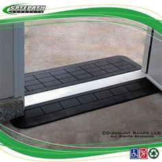 Threshold ramps may be used on both sides of a doorway for a safe transition Ada Bathroom, Design Hacks