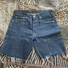 Brand New Levi Shorts Great For Summer Raw Hem Bottoms Levi Shorts, Levis Men, Jean Shorts, Mens Shorts, Man Shop, Brand New, Blue, Color