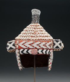 Congo Culture, Body Ornament, African Crown, African Beadwork, Africa Craft, African Jewellery, Yoruba People, African Hats