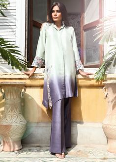 ISA – ShamshaHashwani Western Dresses For Women, Luxury Pret, Designer Kurti Patterns, Tunic Designs, Casual Indian Fashion, Indo Western Dress, Beautiful Pakistani Dresses, Kurta Designs Women, Pakistani Dress