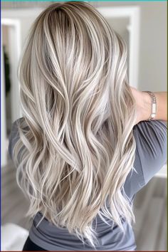 Looking for cute and easy hairstyles for medium hair? Discover 10 stunning hair ideas that are perfect for any occasion, including simple summer braids and effortless styles. These trendy and chic hairstyles are ideal for medium-long hair and will keep you looking fabulous all season long. #HairStyles #HairIdeas #CuteHairstyles #MediumHair #EasyHairstyles #SummerBraids Light Blonde With Brown Highlights, Icy Fall Blonde, Fall Hair For Blondes 2024, Platinum Blonde Hair With Deminsion, Highlights Brown Hair Platinum Blonde, Long Hair Platinum Blonde, Platinum Blonde With Dark Highlights, Smudged Root Blonde Balayage, Platinum Blonde With Lowlights And Highlights