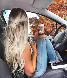 Brown Blonde Hair, Easy Hair, Hairstyles Long, Easy Hairstyles For Long Hair, Long Hairstyles, Cool Hair Color, Grunge Hair, Hairstyles For School, Aesthetic Hair