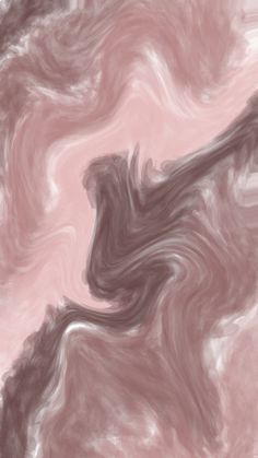 an abstract image of pink and brown colors in the sky with white clouds above it