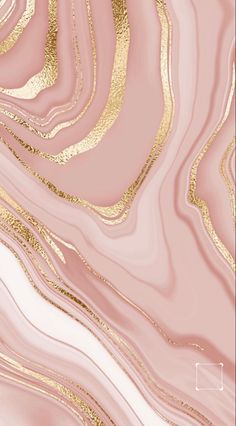 an abstract pink and gold marble background