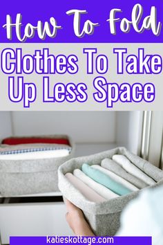 Tutorial on how to fold clothes to save space! #clothes #foldingclothes #savingspace #spacesavers #clothesspacesavers #foldingclothestosavespace #howtofoldclothes #howtofoldclothestosavespace How To Fold Anything, How To Fold Clothes For Small Spaces, Fold Sweatpants To Save Space, Clothes Folding Hacks For Traveling, How To Fold Sweatpants To Save Space, Ways To Fold Clothes To Save Space, How To Fold Clothes, Folding Sweaters, Folding Clothes To Save Space