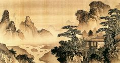 Chinese art, Chinese ancient shan shui nature and landscape paintings fine art reproductions, chinese fine art prints, art posters, wall decor. Ancient Chinese painting, House in a Mountains FINE ART PRINT, high quality reproduction of the Chinese painting.  All fine art prints produced on large wide-format printer, using archival pigment inks, providing the vibrant colors and ultimate image quality. Materials: acid free heavyweight fine art paper, archival pigment inks. Please select the print Japanese Traditional Painting, House In Mountains, Chinese Tapestry, Ancient Chinese Painting, Knight Errant, Chinese Traditional Art, Chinese Home Decor, Head Spa, Asian Wall Art